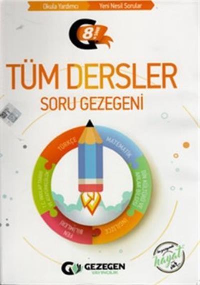 Gezegen 8. Sınıf Tüm Dersler Soru Gezegeni-YENİ Gezegen Yayıncılık Kom