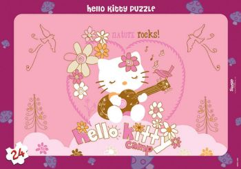 Gordion Junior Hello Kity 48 Desen 24 Parça Puzzle ADET