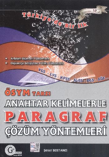 Gür Anahtar Kelimelerle Paragraf Çözüm Yöntemleri