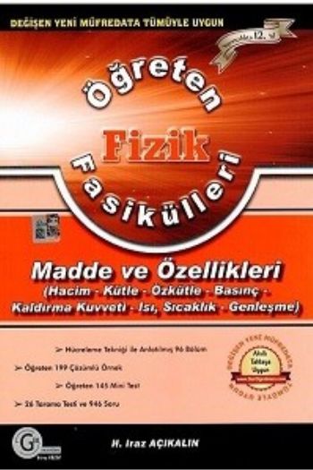 Gür Yayınları Öğreten Fizik Fasikülleri Madde ve Özellikleri