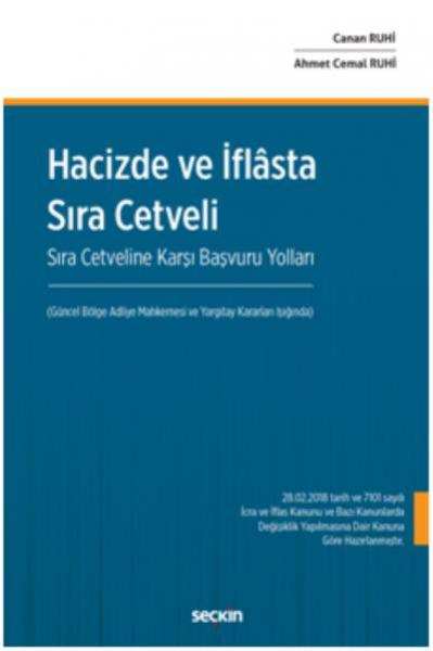 Hacizde ve İflasta Sıra Cetveli Canan Ruhi-Ahmet Cemal Ruhi