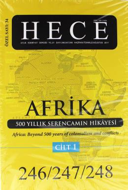 Hece Aylık Edebiyat Dergisi Özel Sayı:34 Afrika  2 Cilt