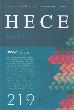Hece Aylık Edebiyat Dergisi Sayı :219 Mart 2015 Kolektif