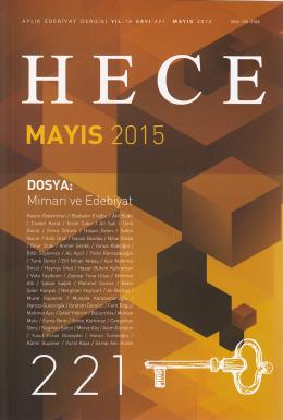 Hece Aylık Edebiyat Dergisi Sayı 221 Mayıs 2015 Kolektif