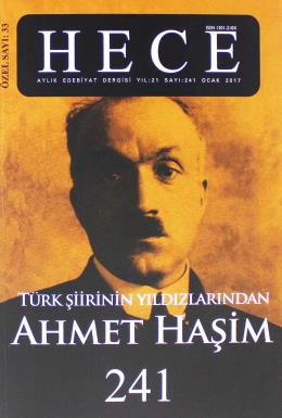 Hece Türk Şiirinin Yıldızlarından Ahmet Haşim 241