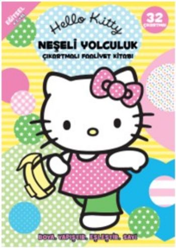 Hello Kitty Neşeli Yolculuk Çıkartmalı Faaliyet Kitabı %25 indirimli K