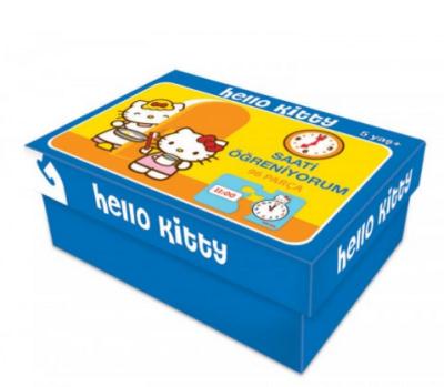 Hello Kitty Saati Öğreniyorum 96 Parça Puzzle Kolektif