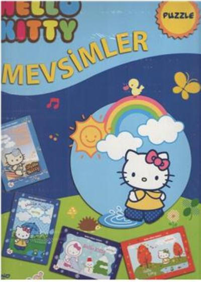 Hello Kıty Mevsimler 4X24 Parça Puzzle