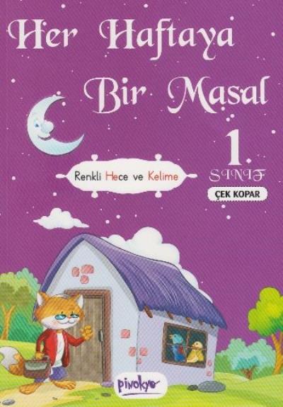 Pinokyo 1. Sınıf Her Haftaya Bir Masal - Renkli Hece ve Kelime Kolekti