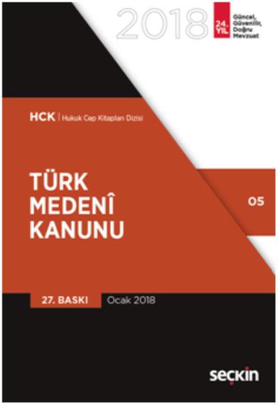 Hukuk Cep Kitapları Dizisi 05 Medeni Kanun Seçkin Yayıncılık Komisyon