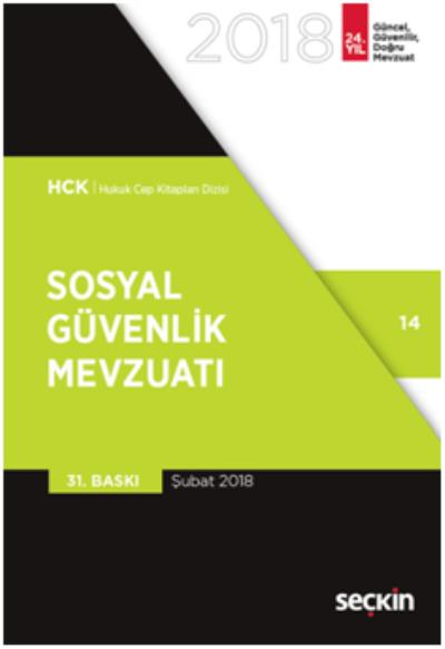 Hukuk Cep Kitapları Dizisi 14 Sosyal Güvenlik Mevzuatı