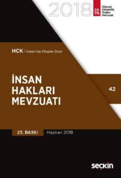 Hukuk Cep Kitapları Dizisi 42 İnsan Hakları Mevzuatı Seçkin Yayıncılık