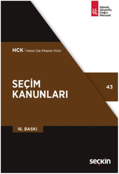 Hukuk Cep Kitapları Dizisi 43 Seçim Kanunları Remzi Özmen