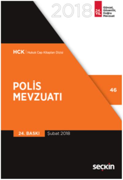 Hukuk Cep Kitapları Dizisi 46 Polis Mevzuatı Seçkin Yayıncılık Komisyo