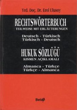 Hukuk Sözlüğü - Rechtswörterbuch