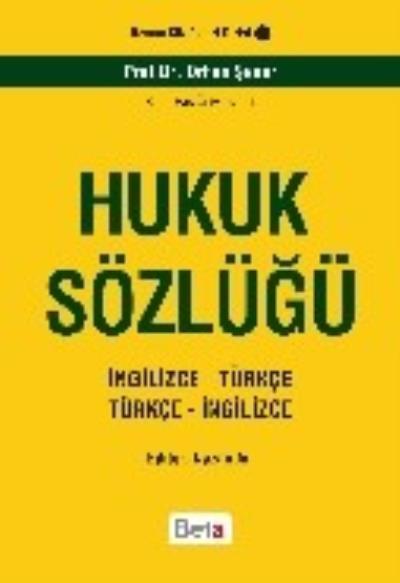 Hukuk Sözlüğü Orhan Şener