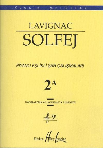 Lavignac Solfej 2A Piyano Eşlikli Şan Çalışmaları %17 indirimli