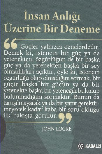 İnsan Anlığı Üzerine Bir Deneme %17 indirimli John Locke