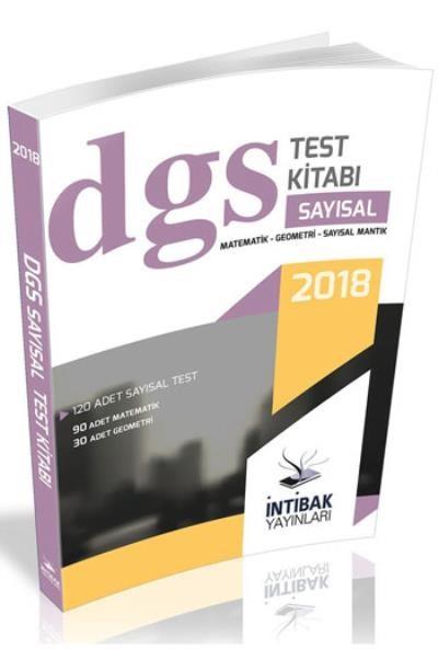 Intibak DGS Sayısal Yaprak Test Kitabı 2018