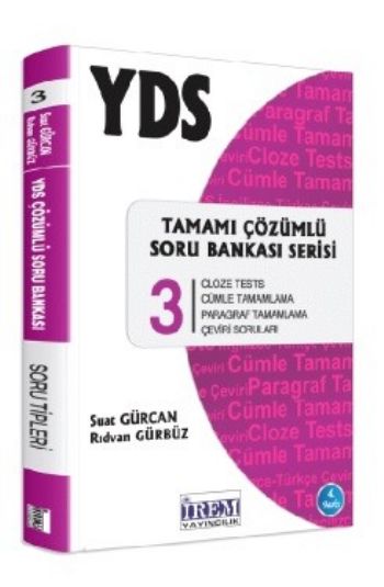 İrem YDS Tamamı Çözümlü Soru Bankası 3 %17 indirimli Suat Gürcan-Rıdva