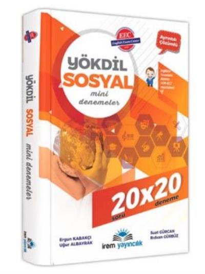 İrem YÖKDİL Sosyal 20x20 Mini Denemeler İrem Yayıncılık Komisyon