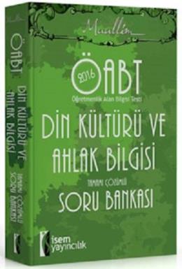İsem Yayınları 2016 ÖABT Muallim Din Kültürü ve Ahlak Bilgisi Öğretmen