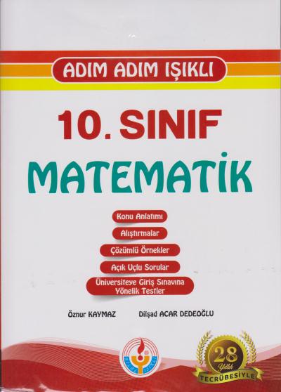 Adım Adım Işıklı 10.Sınıf Matematik Set Dilşad Acar Dedeoğlu