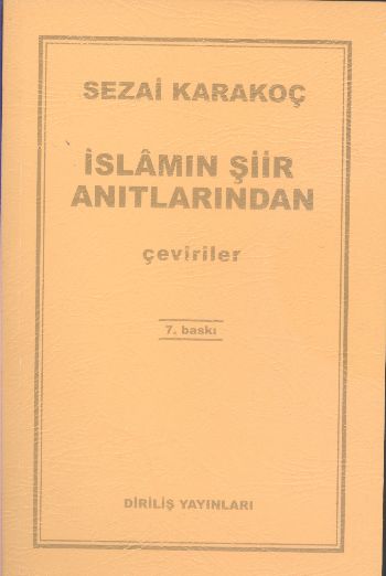 İslamın Şiir Anıtlarından