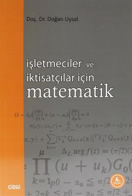 İşletmeciler ve İktisatçılar İçin Matematik Ders Notları