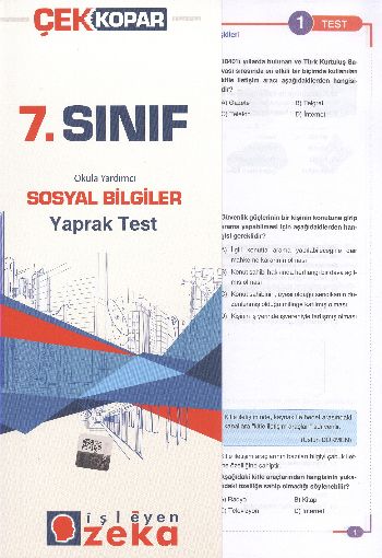 İşleyen Zeka 7. Sınıf Sosyal Bilgiler Yaprak Test