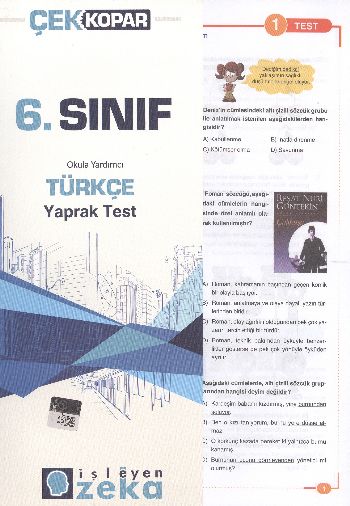 İŞLEYENZEKA 6. SINIF TÜRKÇE YAPRAK TEST