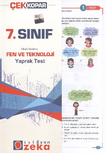 İŞLEYENZEKA 7.SINIF FEN VE TEKNOLOJİ YAPRAK TEST