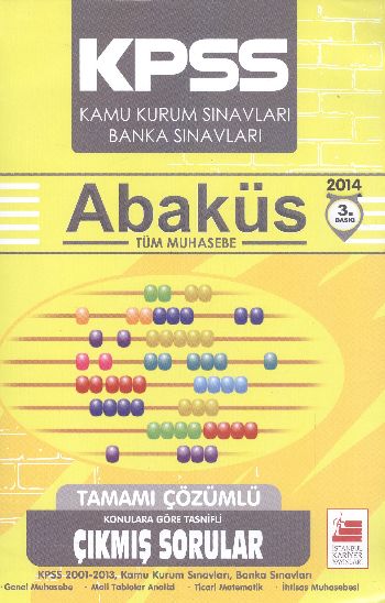 İstanbul Kariyer Abaküs Muhasebe Tamamı Çözümlü Soru Bankası %17 indir