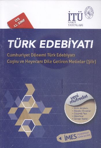 İTÜ 12. Sınıf Türk Edebiyatı İmes Set Komisyon