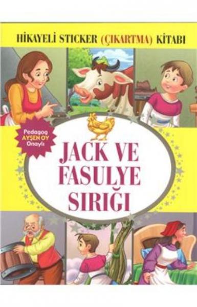 Jack ve Fasulye Sırığı Hikayeli Sticker (Çıkartma) Kitabı