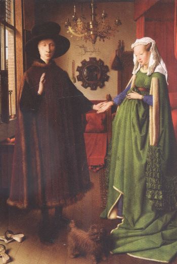Jan Van Eyck : The Arnolfini Wedding Büyük Boy %17 indirimli Komisyon