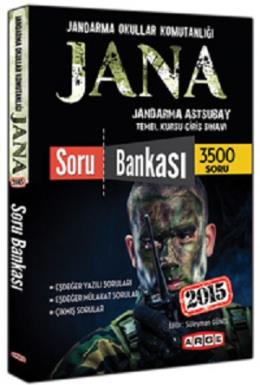 JANA Jandarma Astsubay Temel Kursu Giriş Sınavı Soru Bankası Arge Yayınları 2015