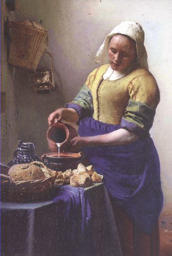 Johannes Vermeer : The Milkmaid Büyük Boy %17 indirimli Komisyon Johannes Vermeer : The Milkmaid Büyük Boy %17 indirimli Komisyon