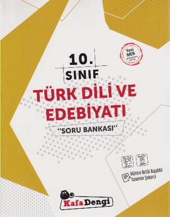 Kafadengi 10. Sınıf Türk Dili ve Edebiyatı Soru Bankası-YENİ