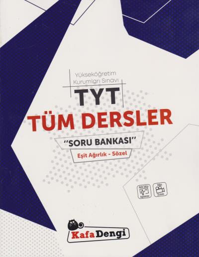 Kafadengi TYT Tüm Dersler Eşit Ağırlık-Sözel Soru Bankası %30 indiriml