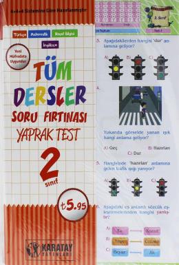 Karatay 2. Sınıf Tüm Dersler Soru Fırtınası Yaprak Test Kolektif