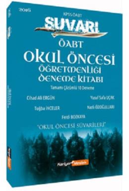 Kariyer Meslek Yayınları 2016 ÖABT Okul Öncesi Öğretmenliği Süvari Tamamı Çözümlü 10 Deneme