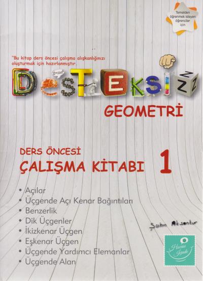 Kartezyen Desteksiz Geometri- Ders Öncesi Çalışma Kitabı 1