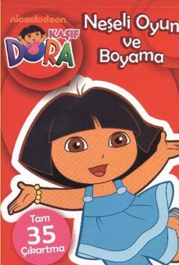 Kaşif Dora Neşeli Oyun ve Boyama