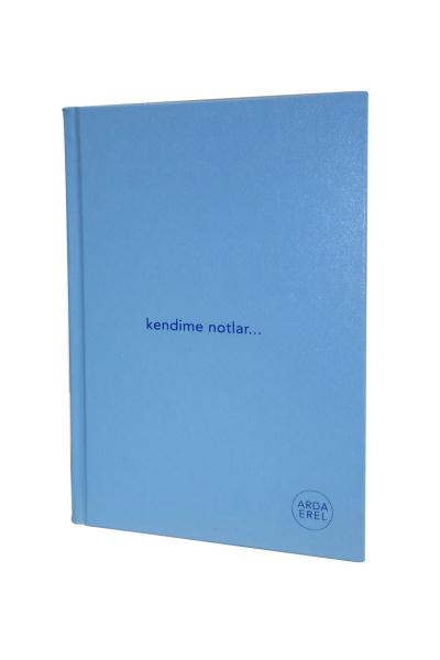 Kendime Notlar Arda Erel Defter - Mavi