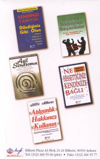 Kendini Geliştirme Kitapları Seti Kendinizi Tanıyın, Dilediğiniz Gibi Olun / Herkes Doğuştan Başarılıdır / Aşil Sendromu / Ne Hissettiğiniz Kendinize Bağlı / Atılganlık Hakkınızı Kullanın 5 Kitap Takım