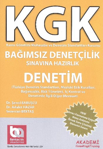 KGK Bağımsız Denetçilik Sınavına Hazırlık Denetim %17 indirimli Şenol 