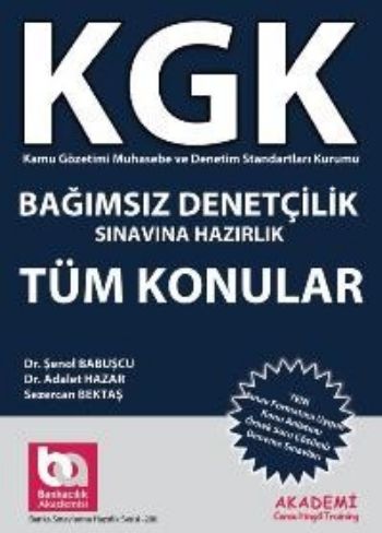 KGK Bağımsız Denetçilik Sınavına Hazırlık Tüm Konular %17 indirimli Şe