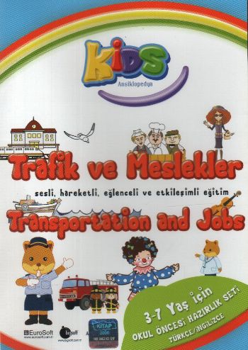 Kids Ansiklopedya: Trafik ve Meslekler (Transportation and Jobs)