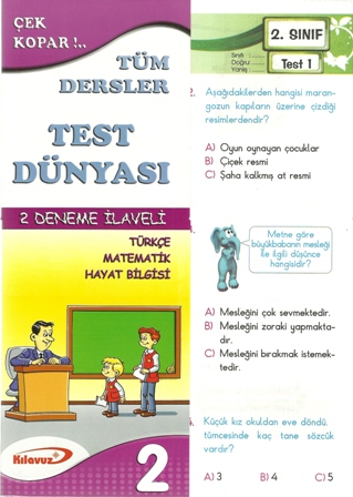 Kılavuz 2.Sınıf Tüm Dersler Yaprak Test Marcel Marlier